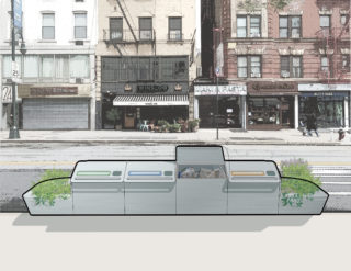 Containerized Waste DaRT. Architect, Landscape Architect: Marvel. Location: New York, NY. Image: Marvel.