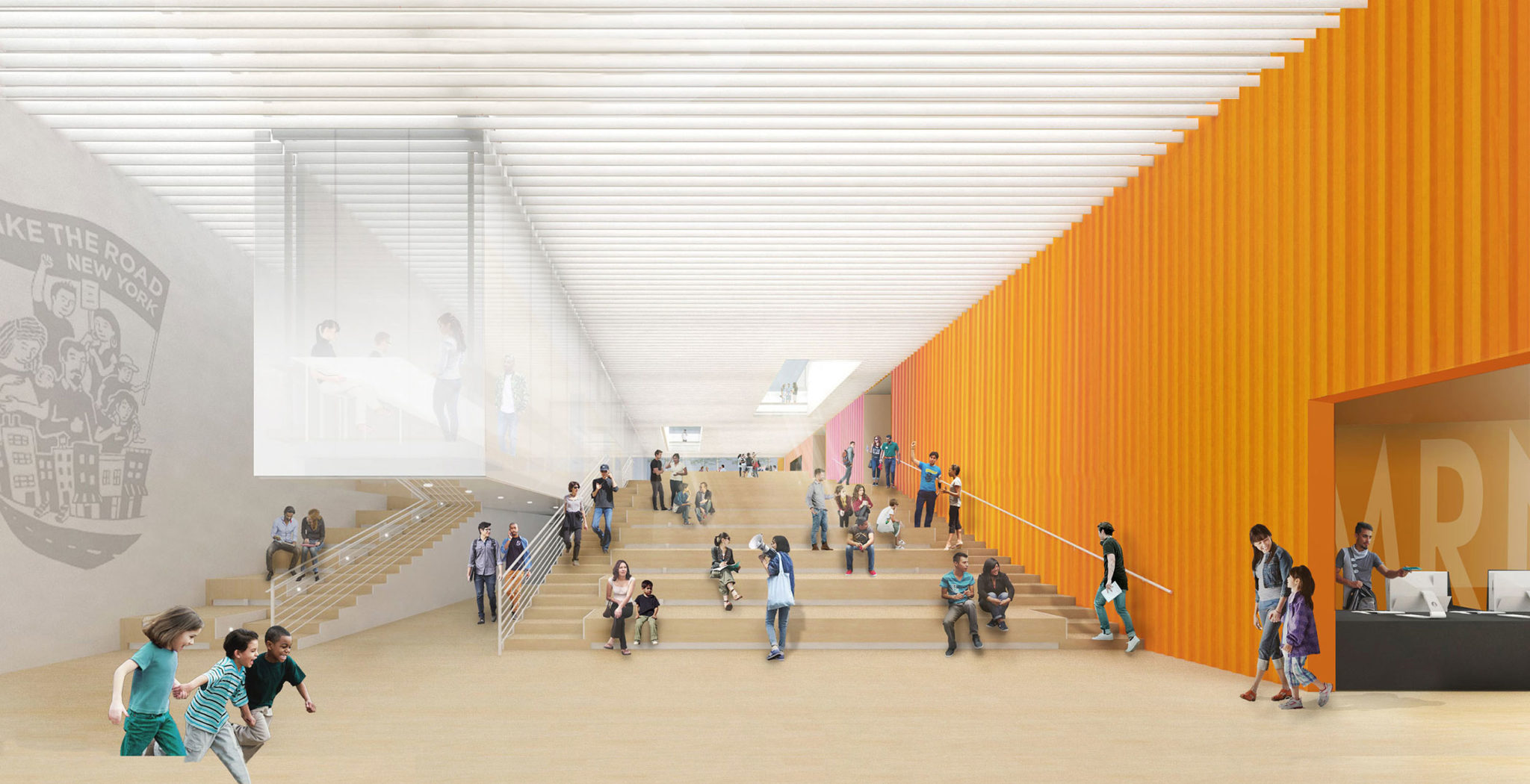 Make the road new york community center aia new york