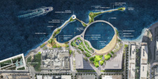 River Ring. Architect: BIG – Bjarke Ingels Group. Landscape Architect: James Corner Field Operations. Location: Brooklyn, NY. Photo: Courtesy of BIG – Bjarke Ingels Group.