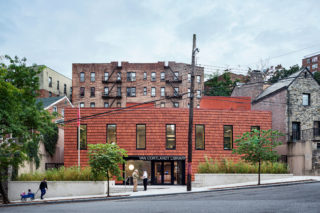 New York Public Library Van Cortlandt Branch. Architect: Andrew Berman Architect. Location: Bronx, NY. Photo: Michael Moran.