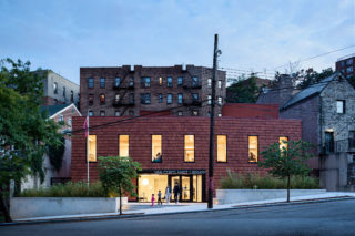 New York Public Library Van Cortlandt Branch. Architect: Andrew Berman Architect. Location: Bronx, NY. Photo: Michael Moran.