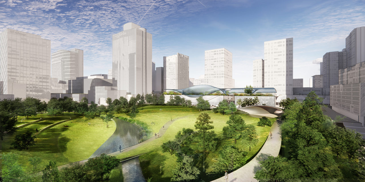 AZCA District Plan by Diller Scofidio + Renfro, Gustafson Porter + Bowman, and b720 Fermin Vázquez Arquitectos. Image: Diller Scofidio + Renfro, Gustafson Porter + Bowman, and b720 Fermin Vázquez Arquitectos.