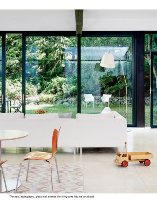 Rudolph House by Ruhl Studio Architects, in Cambridge, MA. Photo: Tony Luong.