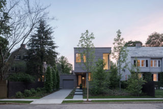 Courtyard House by Anmahian Winton Architects, in Cambridge, MA. Photo: Florian Holzherr.