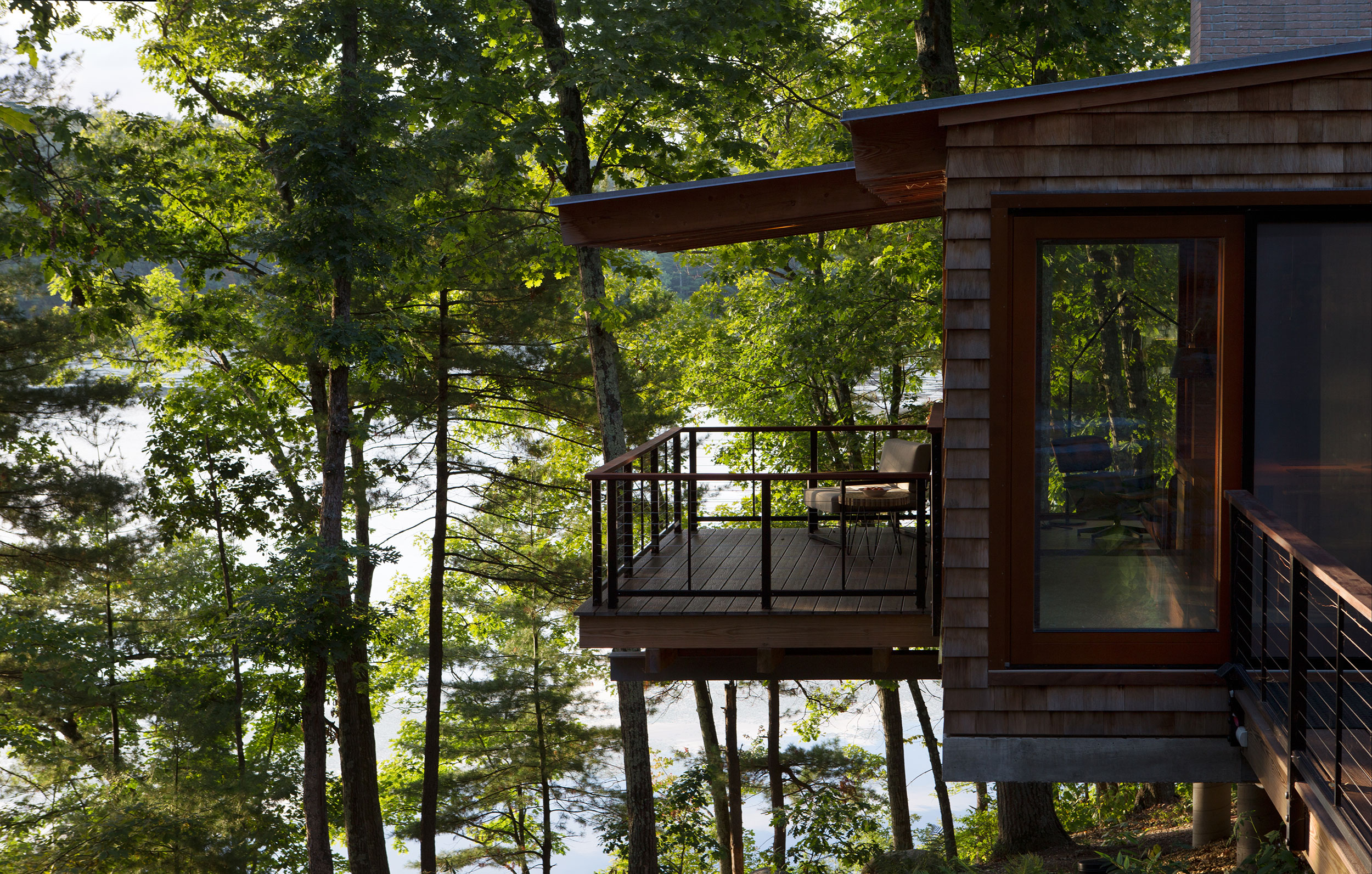 Bare Hill Residence by Peter Rose + Partners, in Harvard, MA. Photo: Chuck Choi.