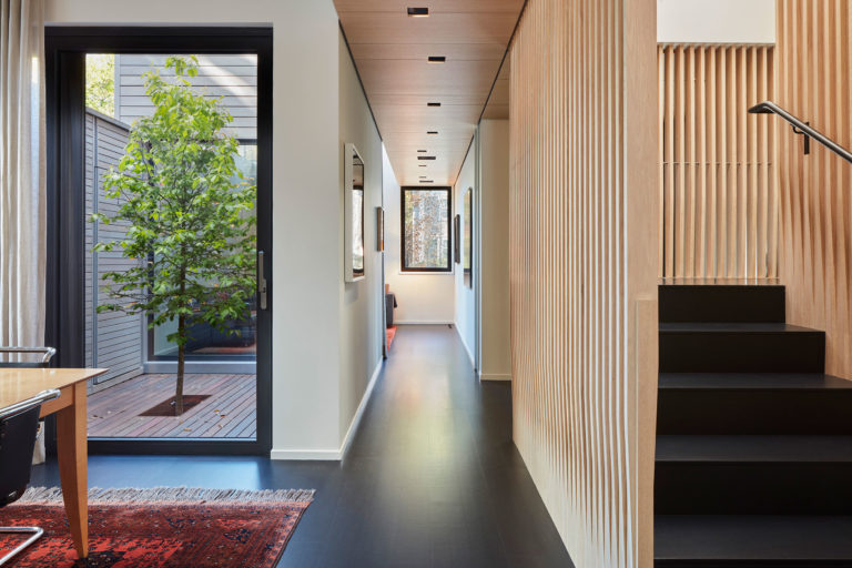 Courtyard House by Anmahian Winton Architects, in Cambridge, MA. Photo: Jane Messinger.