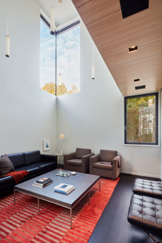 Courtyard House by Anmahian Winton Architects, in Cambridge, MA. Photo: Jane Messinger.