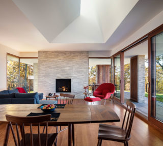Mount Mauwee House by Paul Schulhof, AIA, in South Kent, CT. Photo: Michael Moran.