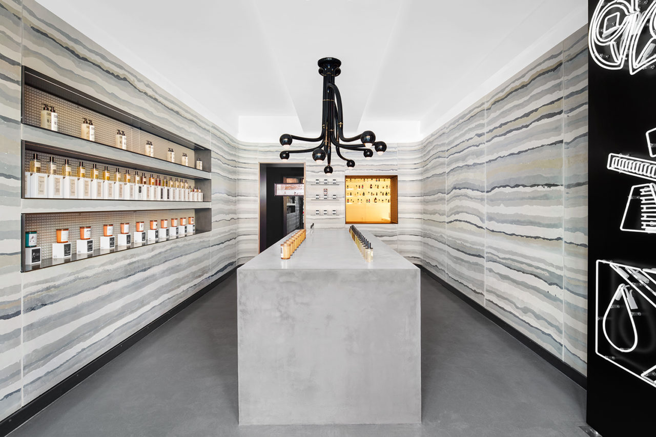 D.S. & Durga Williamsburg Outpost by K&CO, Kavi Ahuja Moltz, and Pliskin Architecture. Photo: David Mitchell, courtesy of K&CO and DS & Durga.