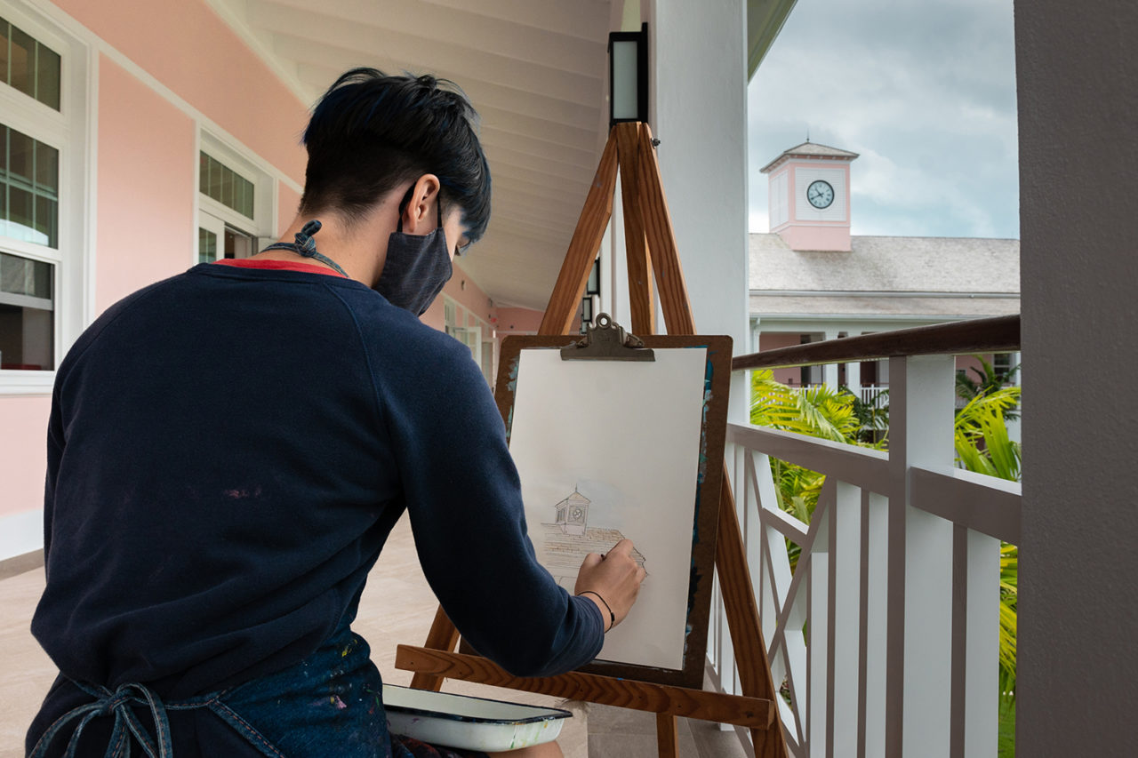 Lyford Cay International Baccalaureate School  by Cooper Robertson. Photo: Scharad Lightbourne. 