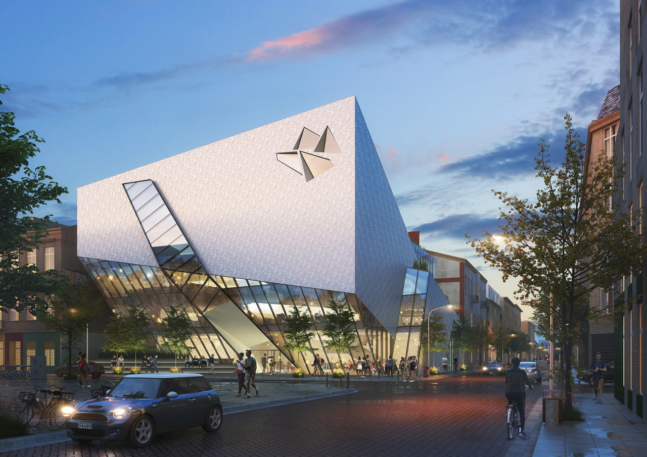 Łódź Architecture Center  by Studio Libeskind. image: Studio Libeskind.