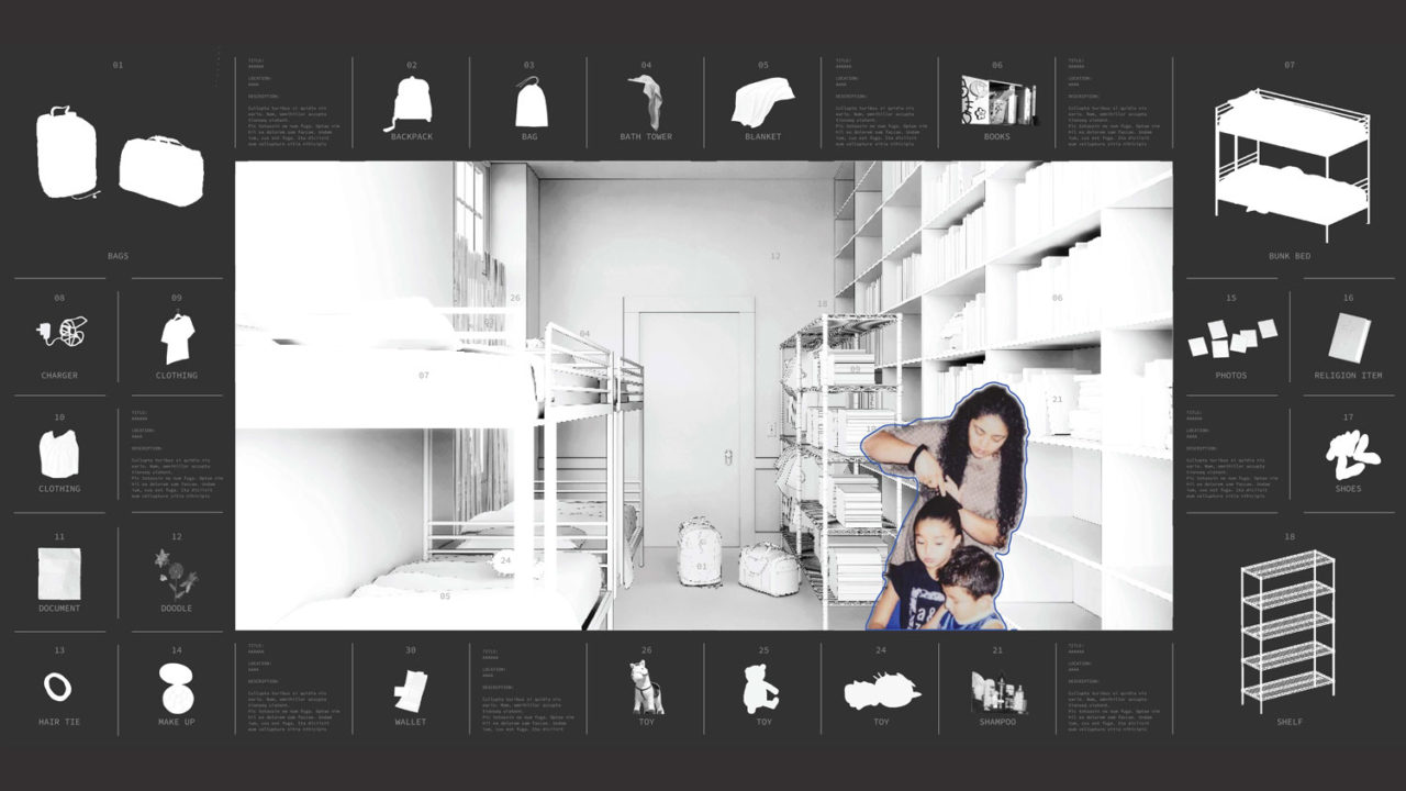 Austin McInnis and Yingxiao Chen (MArch ’21, Cooper Union), Sanctuary Architecture. Images: Austin McInnis and Yingxiao Chen.