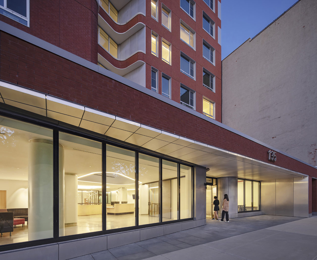 Photo of the entrance to Emerson Place from the exterior.