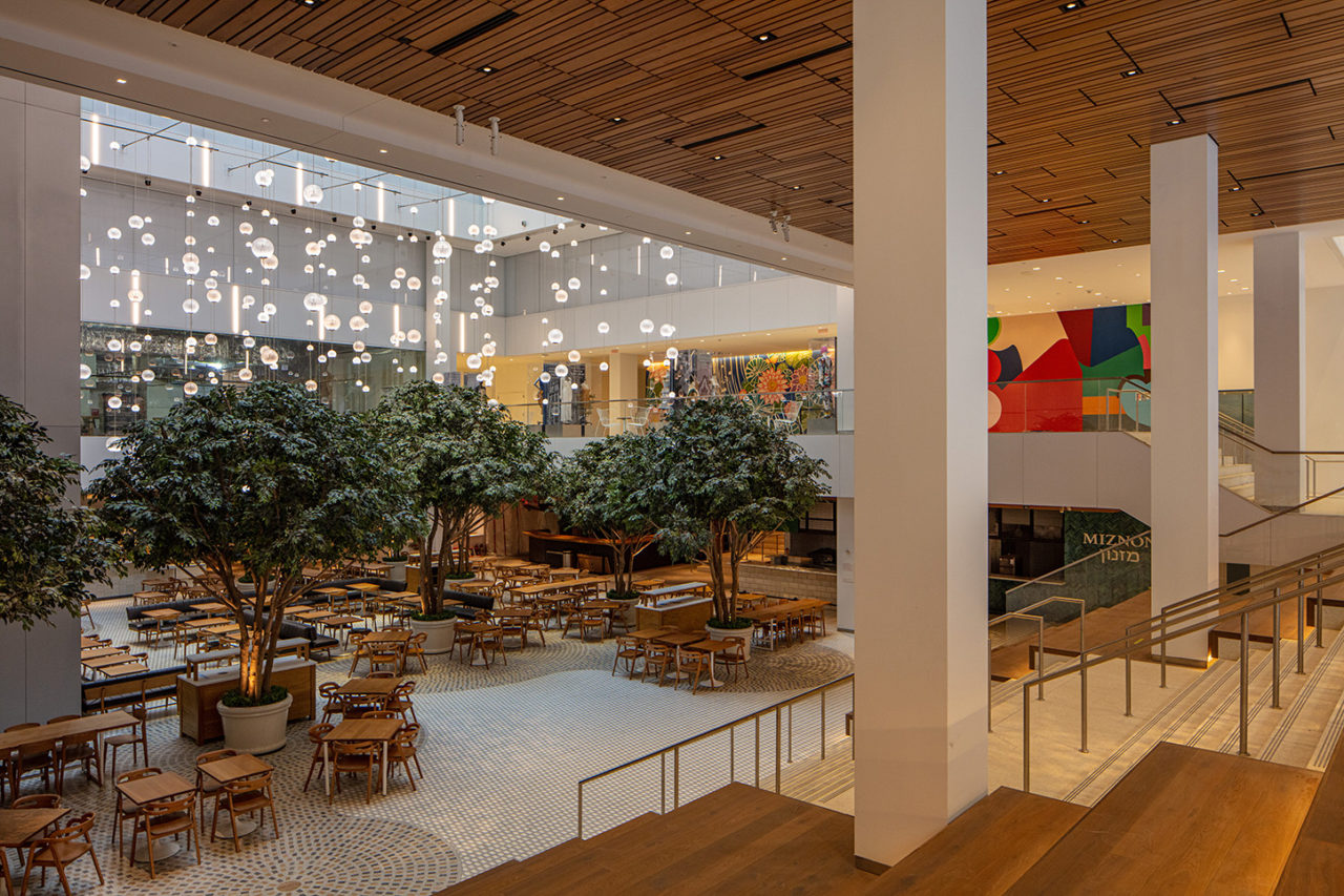 Photo of The Hugh, featuring an indoor garden space.