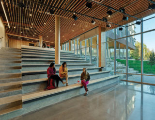 Adohi Hall in Fayetteville, Arkansas by Leers Weinzapfel Associates.