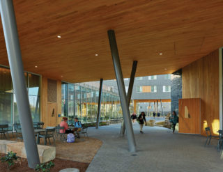 Adohi Hall in Fayetteville, Arkansas by Leers Weinzapfel Associates.