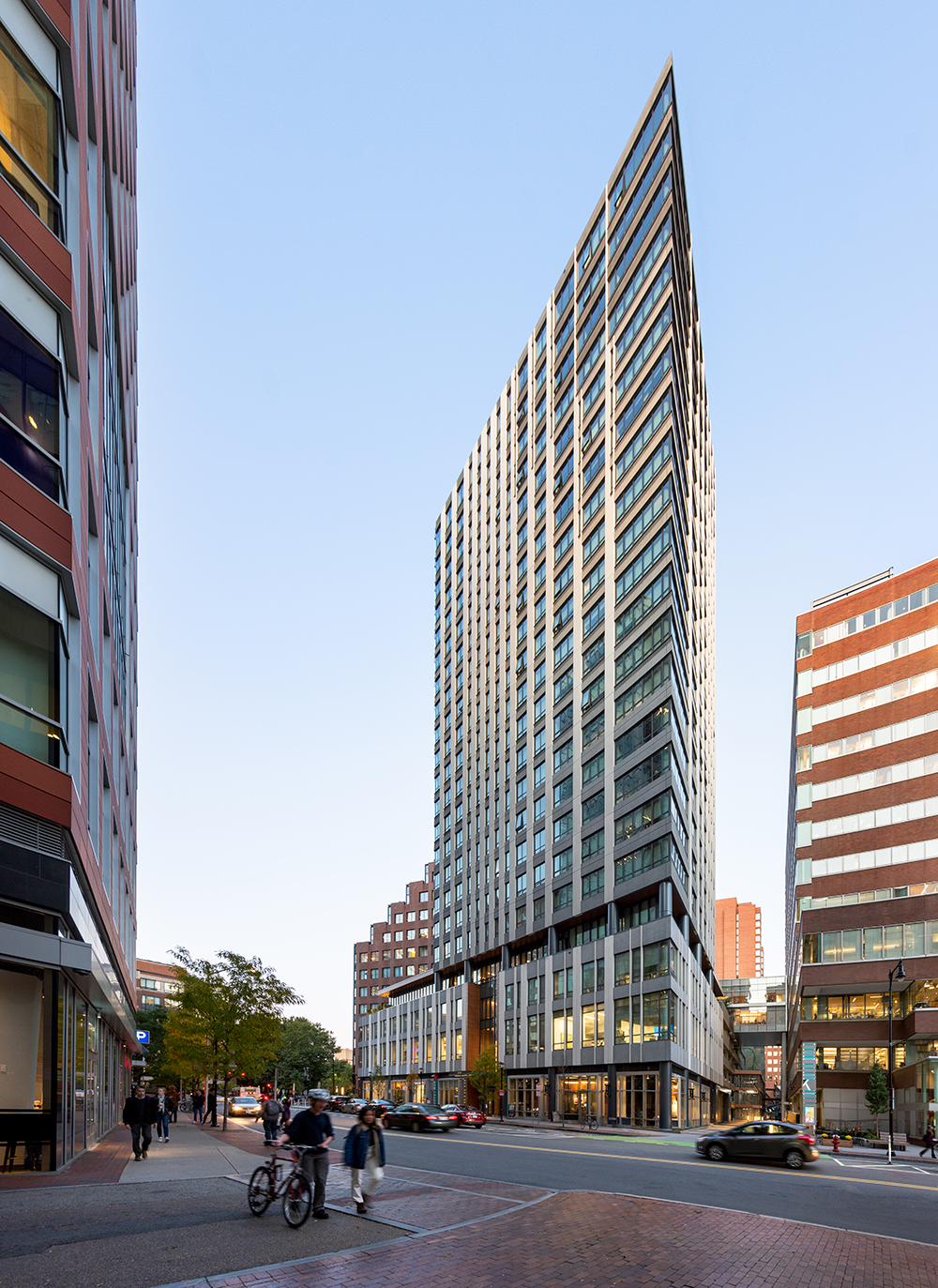 View of Proto's building exterior from across the street