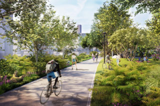 Rendering of Manhattan Greenway Harlem River, New York, NY