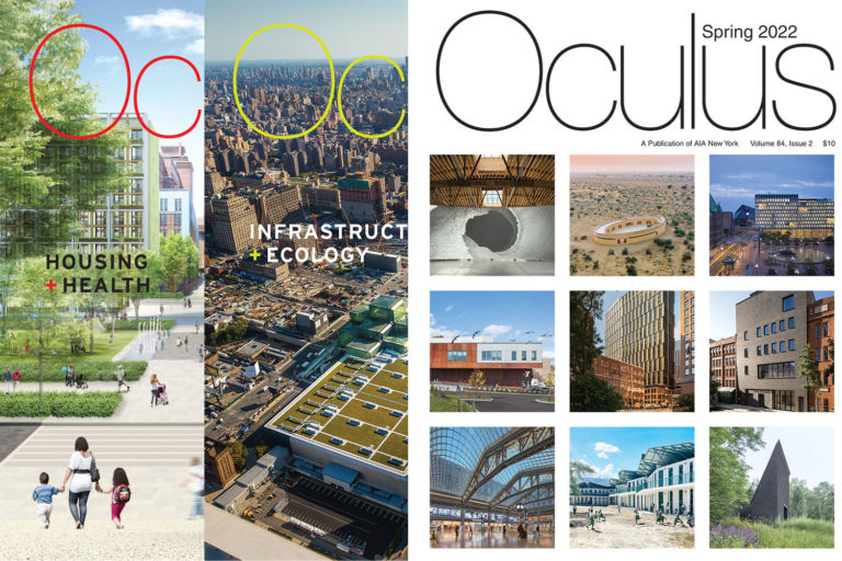 Three Oculus magazine covers stacked on top of each other