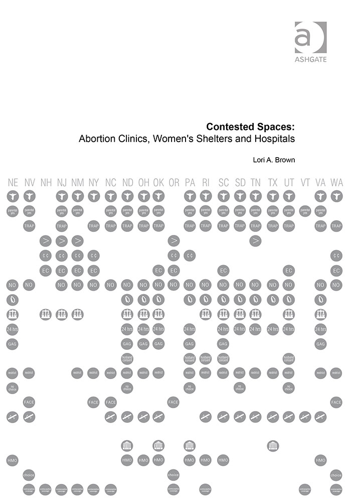 Cover of the book Contested Spaces by Lori Brown (Routledge, 2013).