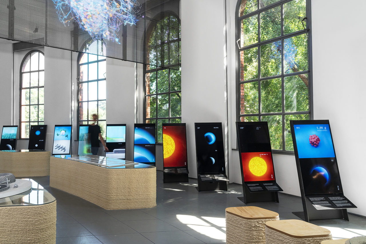 “Decalogue for Space Architecture” at the the 23rd Triennale Milano International Exhibition by Skidmore, Owings & Merrill. Photo: DSL Studio.