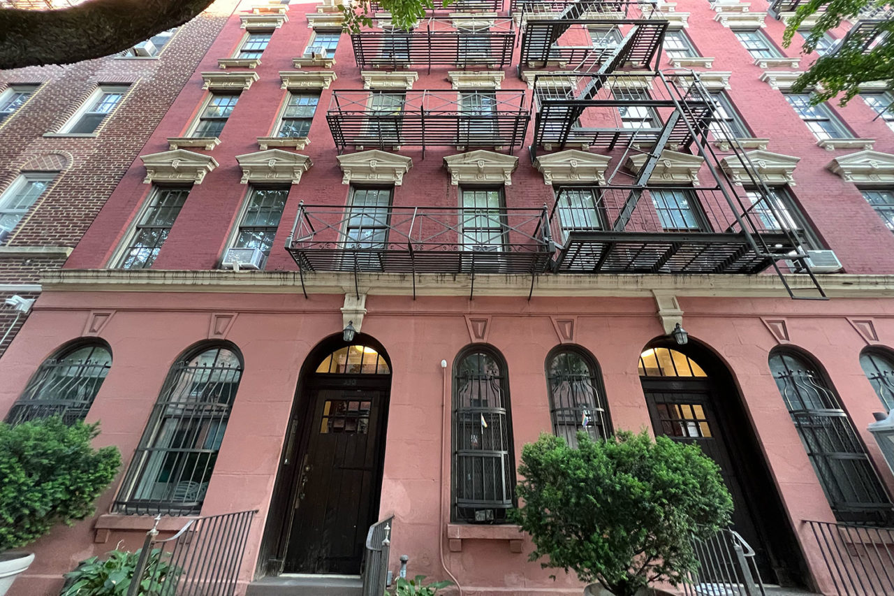Walking the talk: leadership to decarbonize her landmarked 60-unit NYC apartment building through a heat pump retrofit, currently in progress. Photo: Mallory Taub.