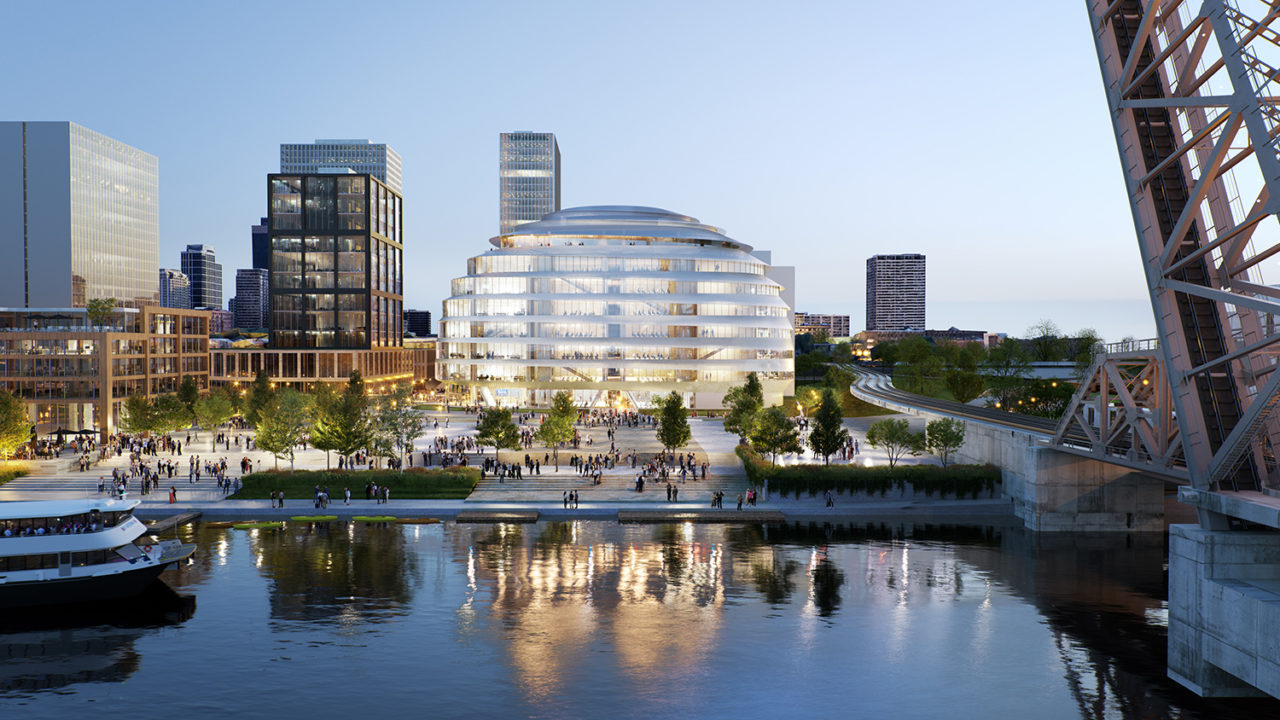 University of Illinois Discovery Partners Institute by OMA/Shohei Shigematsu. Image: OMA and bloomimages.de.