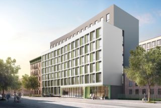 A Department of Housing Preservation & Development affordable housing RFP submission by Think! Architecture & Design in Mott Haven, the Bronx.