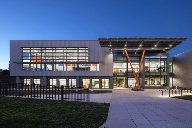 Exterior of John Lewis Elementary School