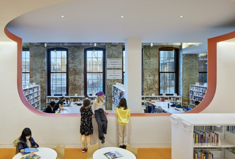 Adams Street Library interior