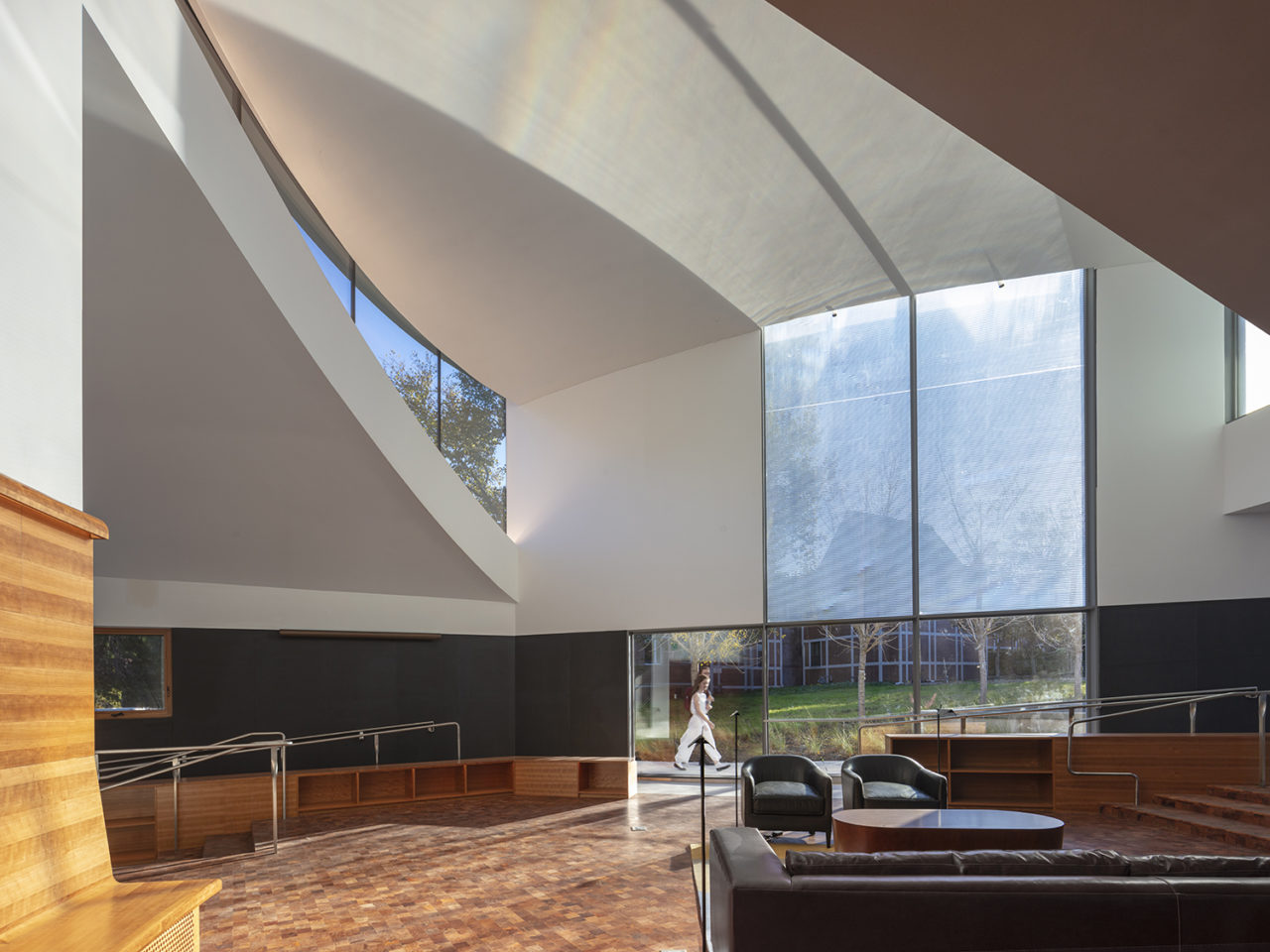 The Rubenstein Commons at Institute for Advanced Study by Steven Holl Architects with Hollander Design Landscape Architects. Photo: Paul Warchol.