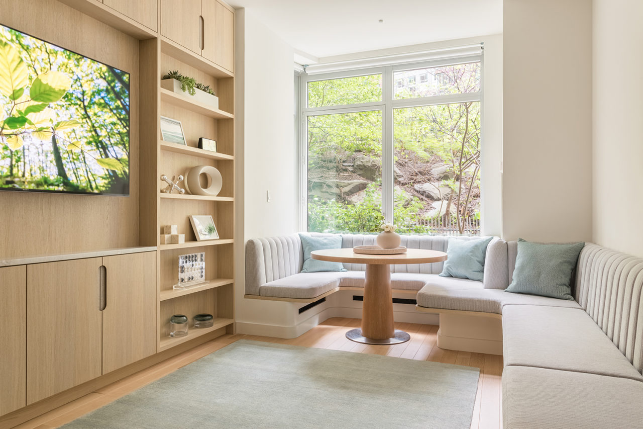 The Solaire by Pelli Clarke Pelli, with renovated spaces by COOKFOX Architects. Photo: Alex Ferrec/COOKFOX Architects.