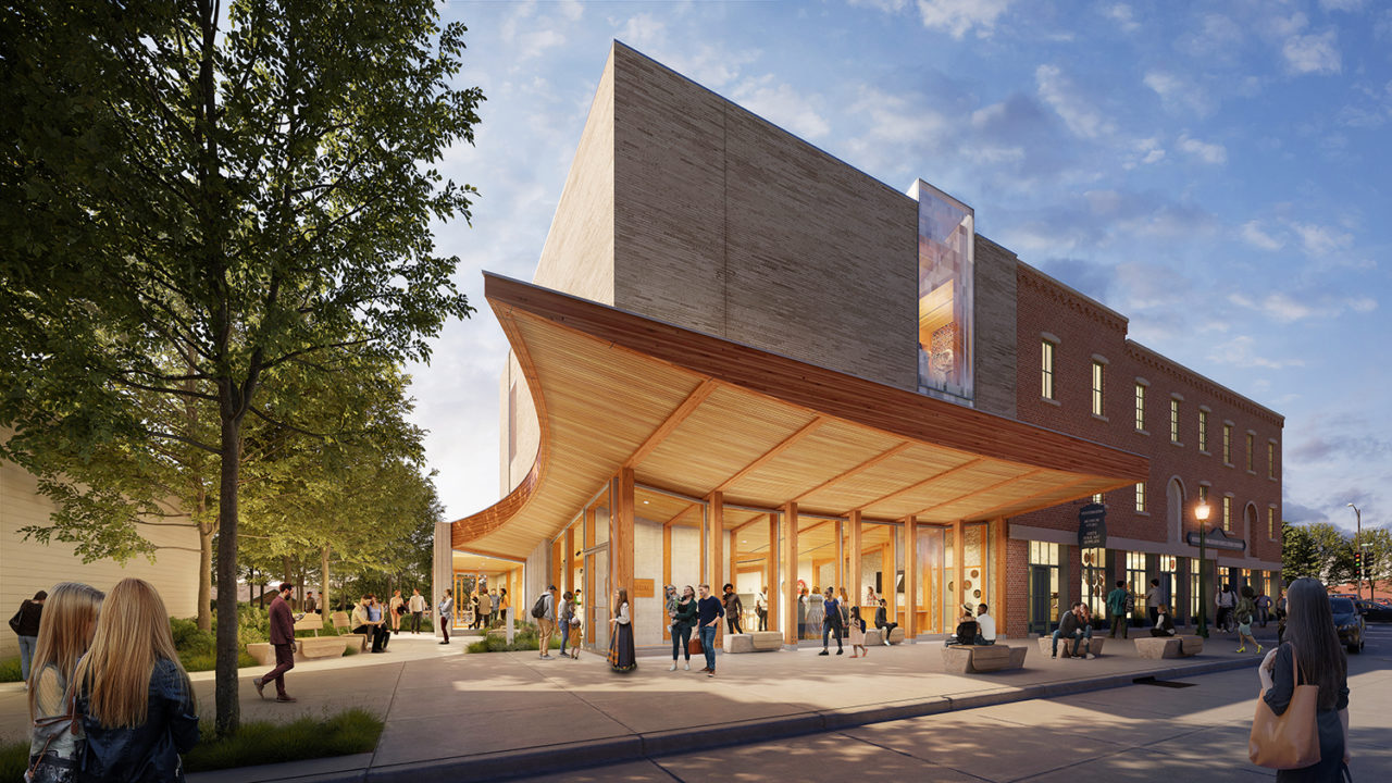 Exterior rendering of The Commons at Vesterheim