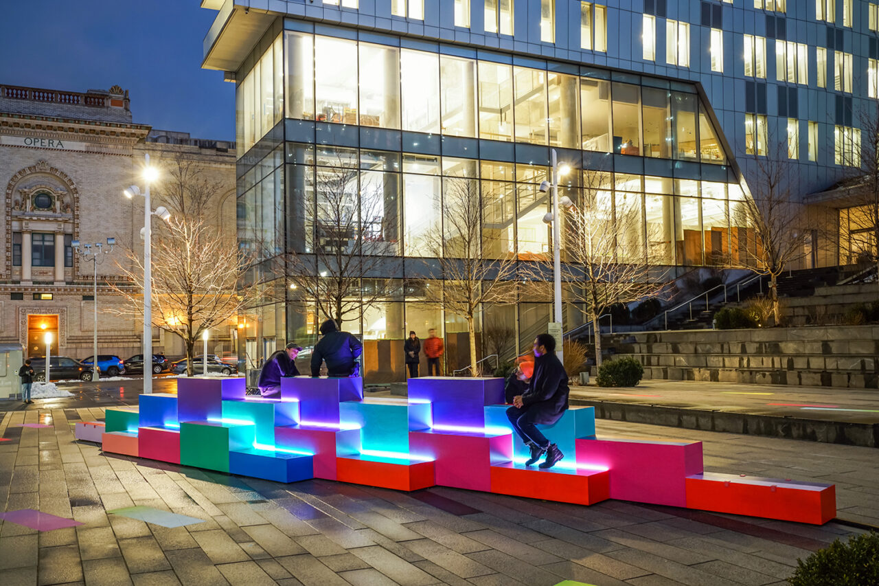 Common Ground in Downtown Brooklyn by Cheryl Wing-Zi Wong. Photo: Cameron Blaylock.