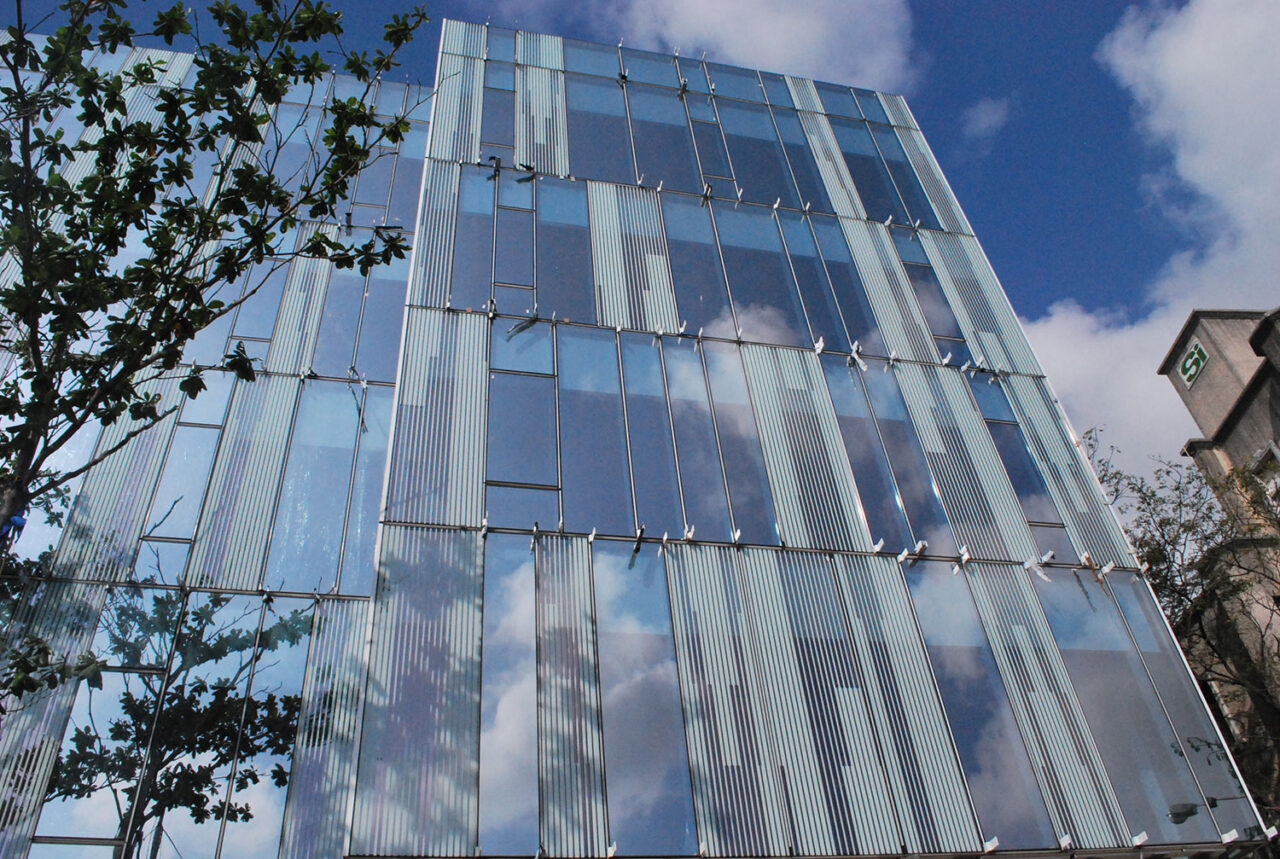 Exterior facade of Jashn HQ Building, Chennai, India