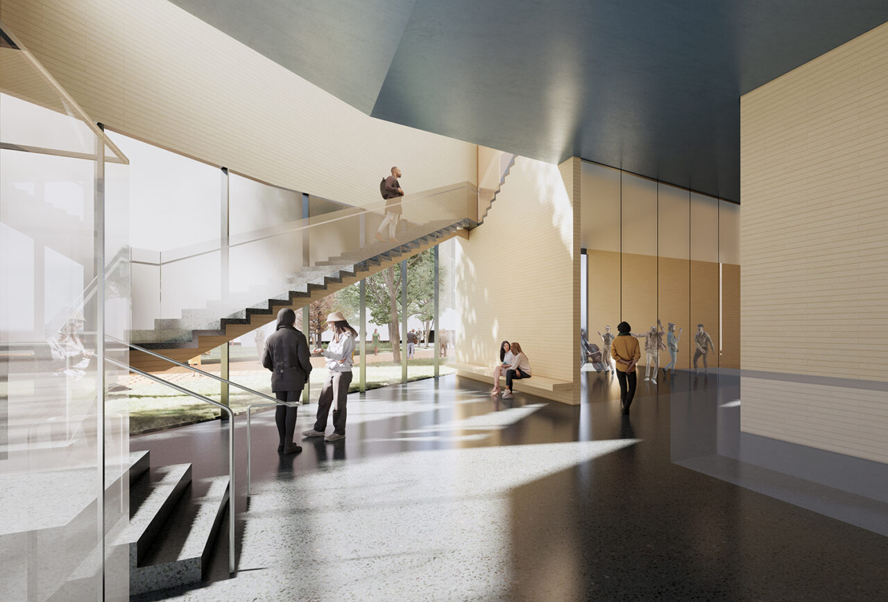 University of Pennsylvania Student Performing Arts Center by Steven Holl Architects. Image: Steven Holl Architects. 