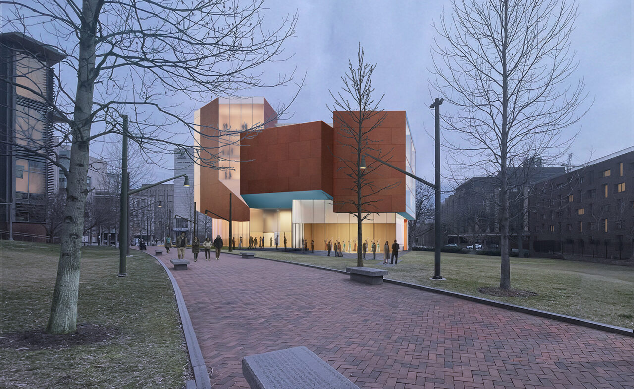 University of Pennsylvania Student Performing Arts Center by Steven Holl Architects. Image: Steven Holl Architects. 