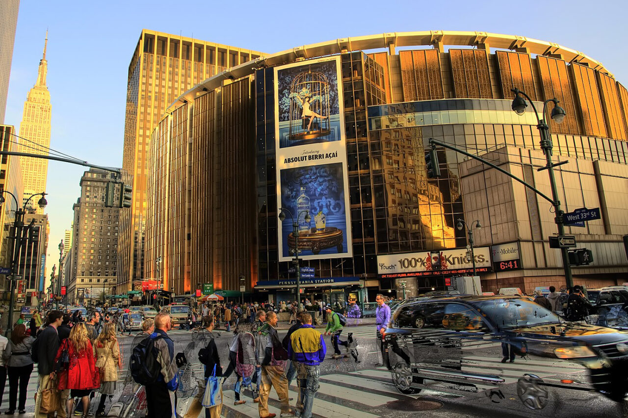 Madison Square Garden. Photo Credit: Javier Losa via Wikimedia Commons.