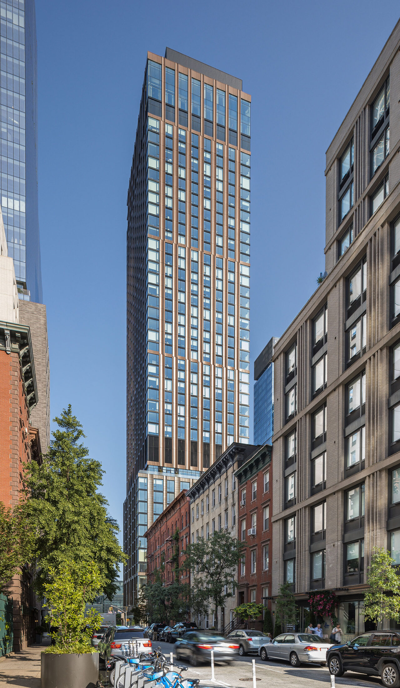The Set and The Coterie, designed by Handel Architects with interiors by MAWD, in Hudson Yards meets Hell’s Kitchen, New York.