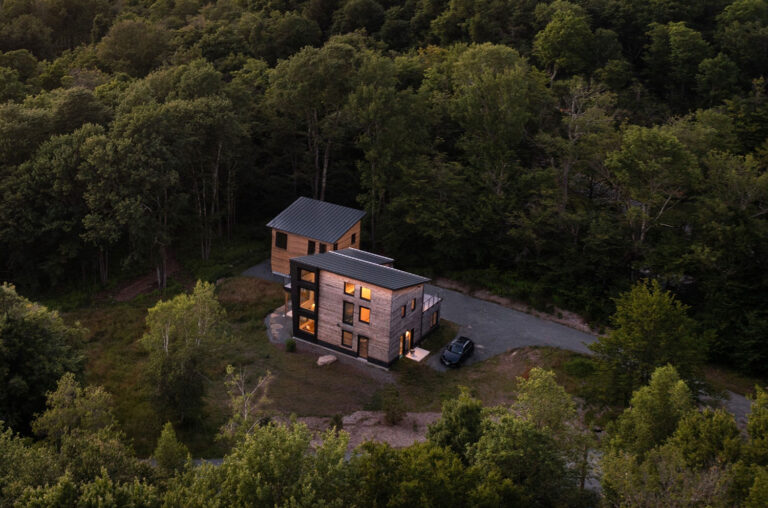 The Catskill Project, designed by Buck Moorhead Architect (BMA), in Livingston Manor, New York