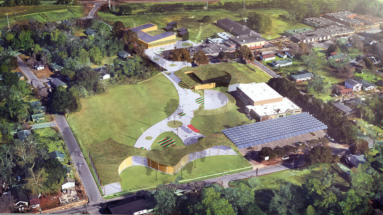 A team of designers form the African and Caribbean diaspora, led by WXY architecture + urban design, has won first place in the Africatown International Design Idea Competition. Image: WXY architecture + urban design.