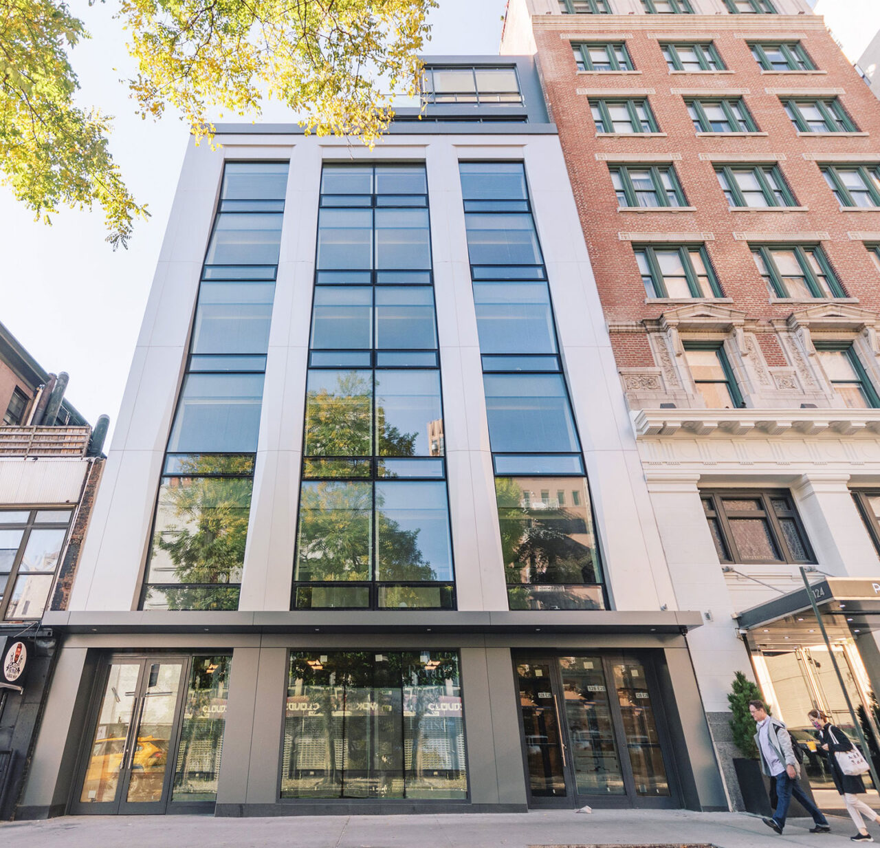 Exterior facade of 128E28 building