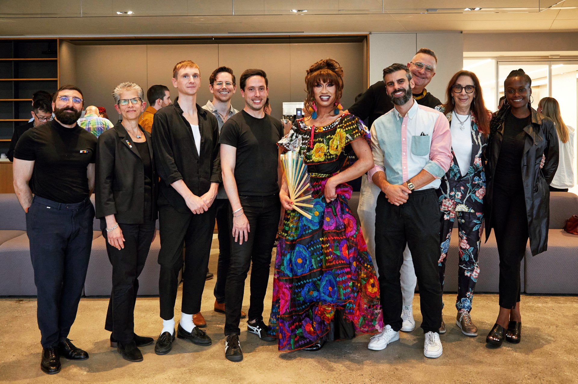 Group of people at the AIANY LGBTQIA+ Alliance 2023 Pride Celebration