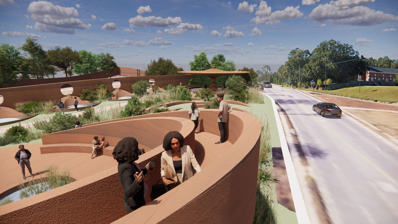 A team of designers form the African and Caribbean diaspora, led by WXY architecture + urban design, has won first place in the Africatown International Design Idea Competition. Image: WXY architecture + urban design.