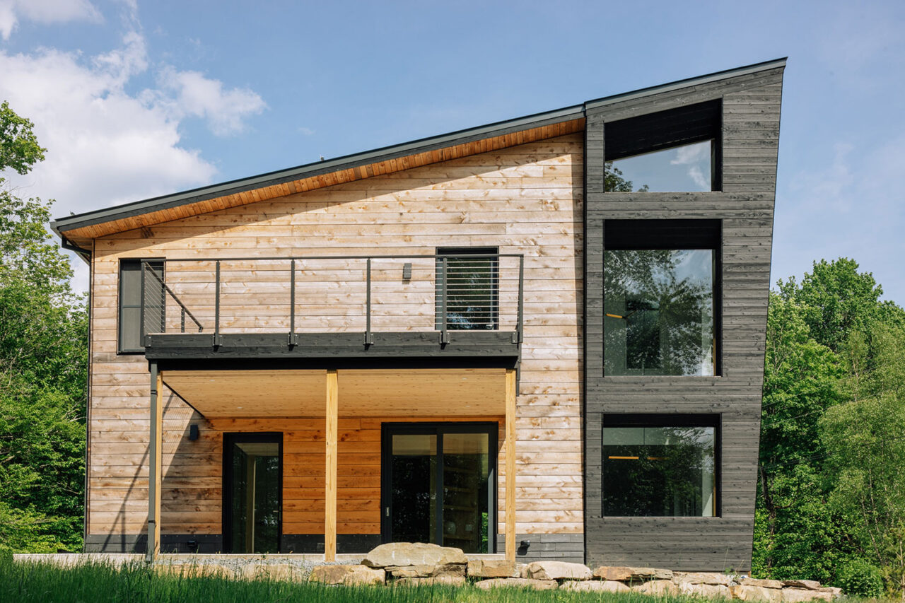 The Catskill Project, designed by Buck Moorhead Architect (BMA), in Livingston Manor, New York