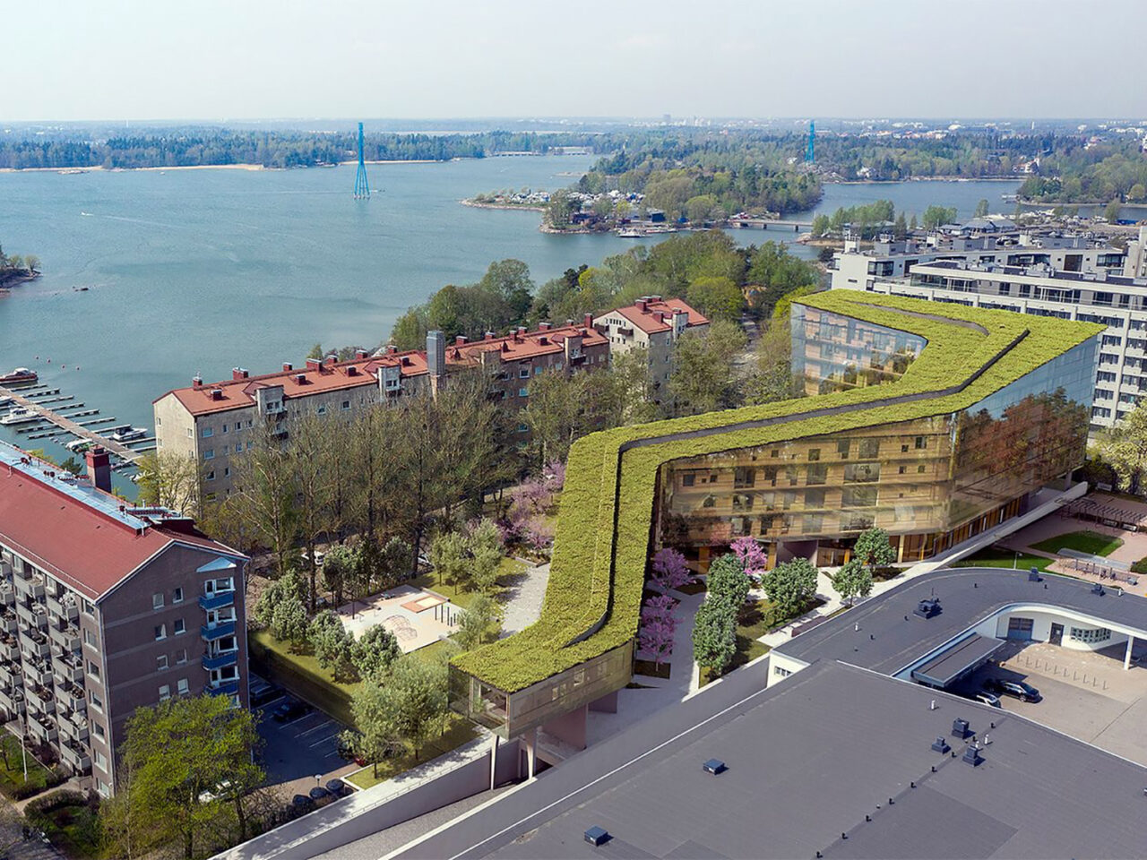 Meander Housing rendering