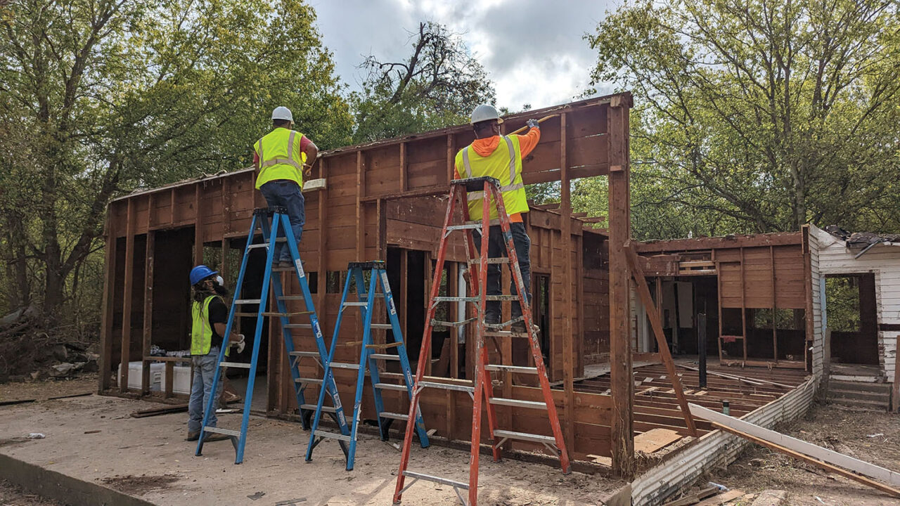 Building material donations