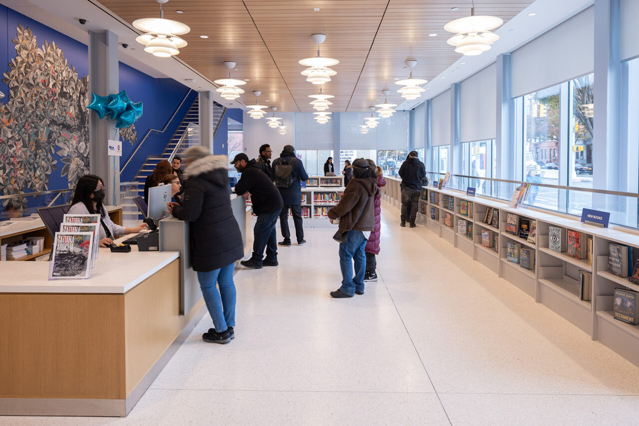 Brooklyn Public Library, designed by Mitchell Giurgola. Photo: Gregg Richards, courtesy of the Brooklyn Public Library