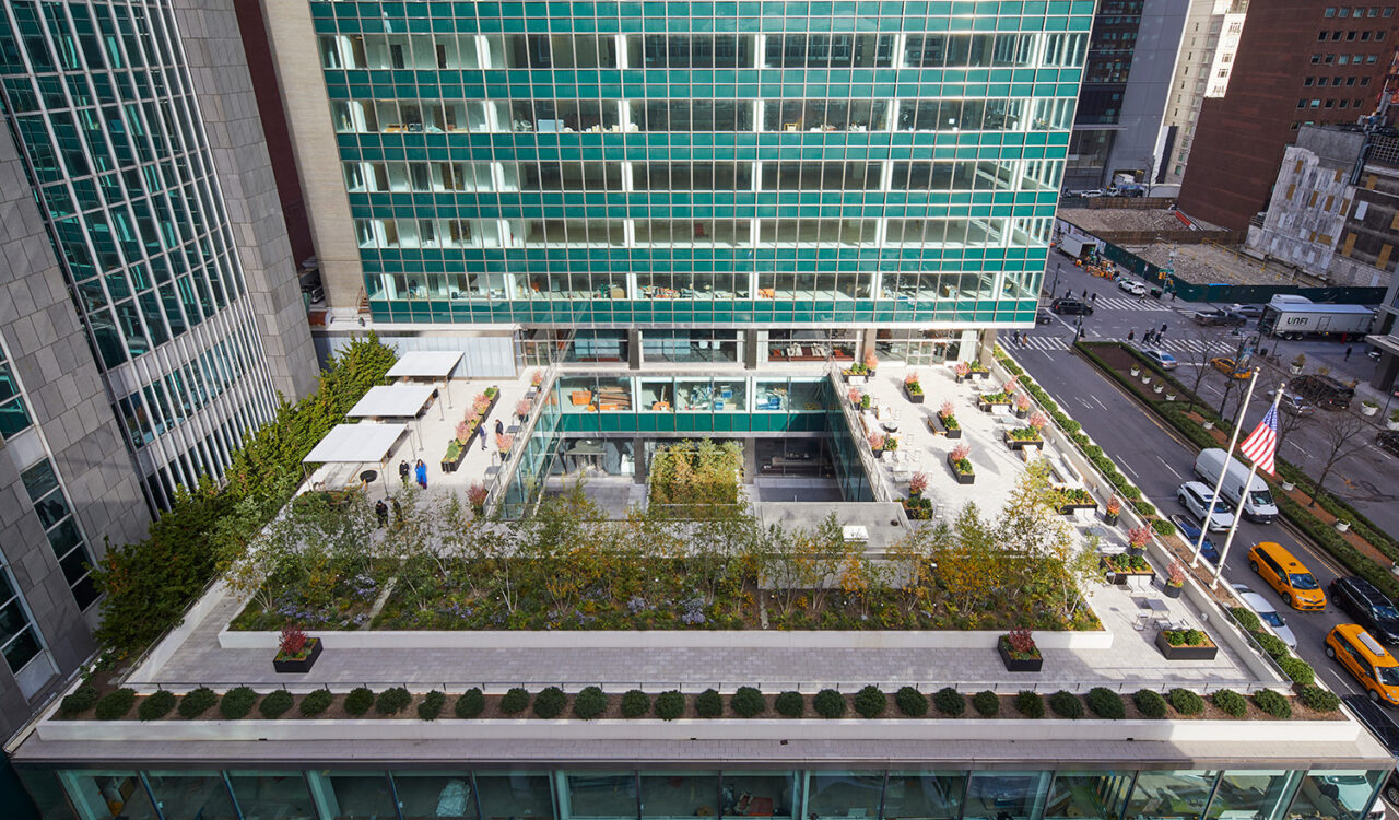 Lever House, designed by SOM. Photo: Lucas Blair Simpson, courtesy of SOM.