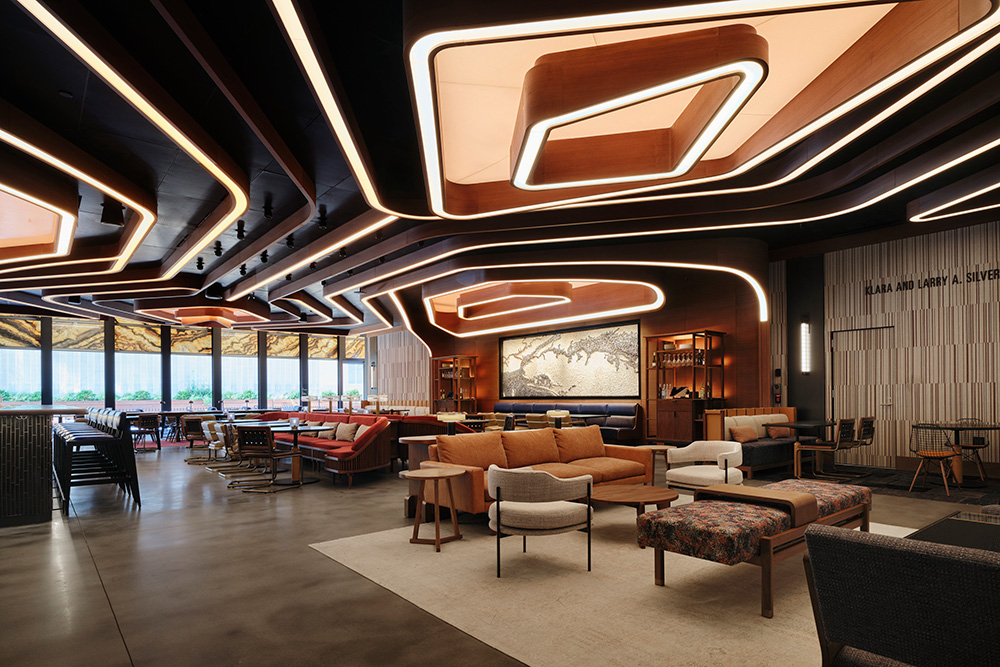 Metropolis restaurant interior designed by the Rockwell Group